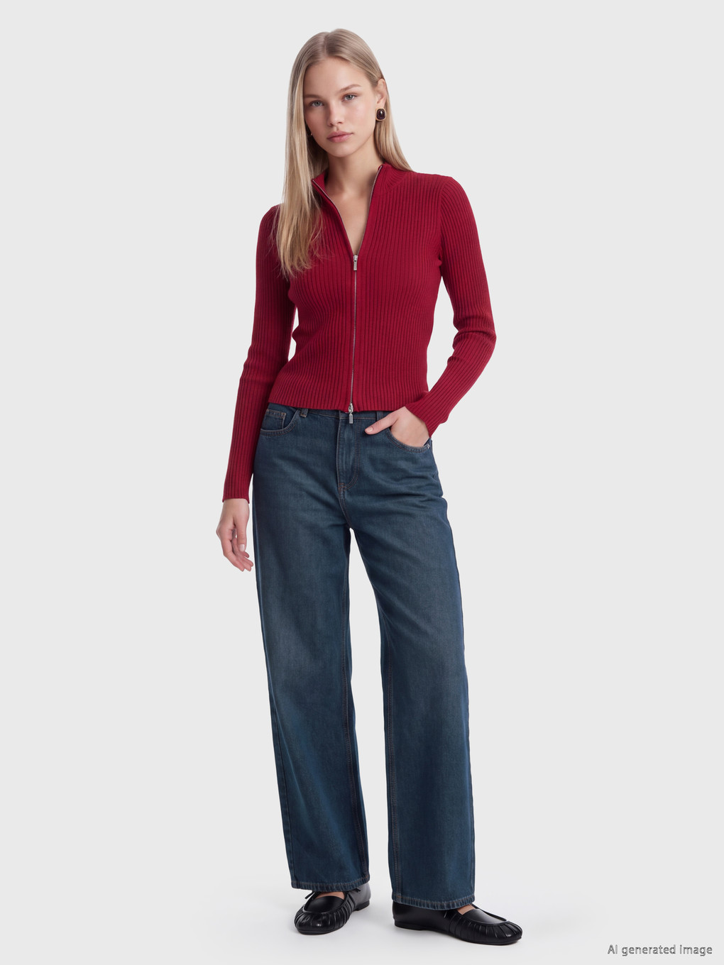 High Waist Baggy Jean-2