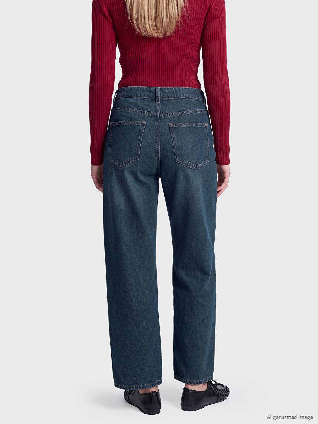 High Waist Baggy Jean-5