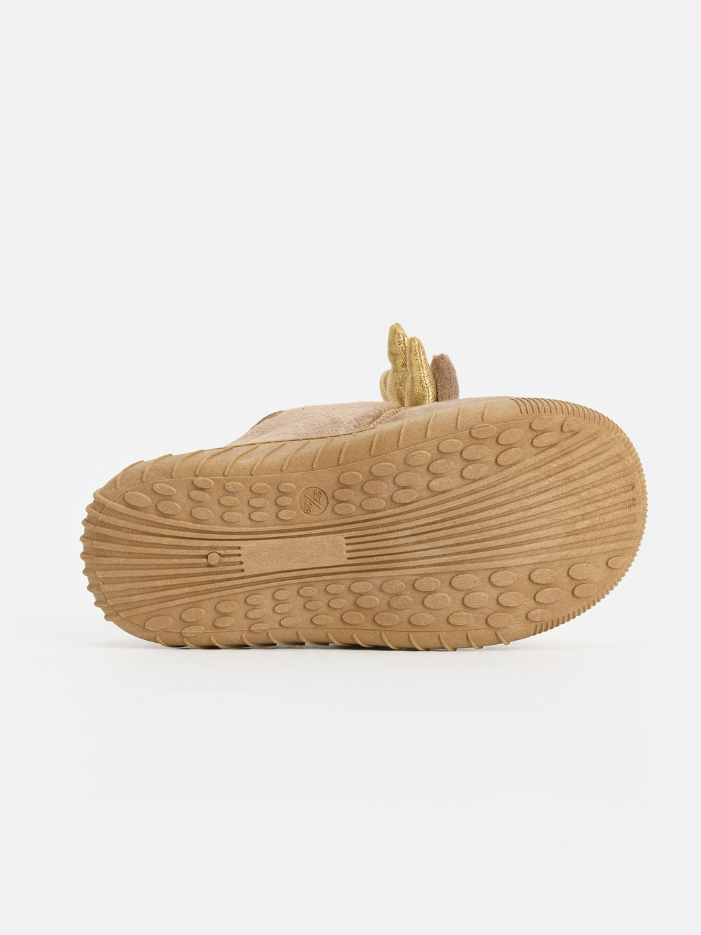 Girl Beige Slipper Boots-3