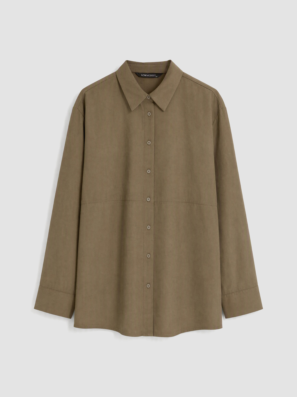 Suede Look Women's Shirt Tunic-4