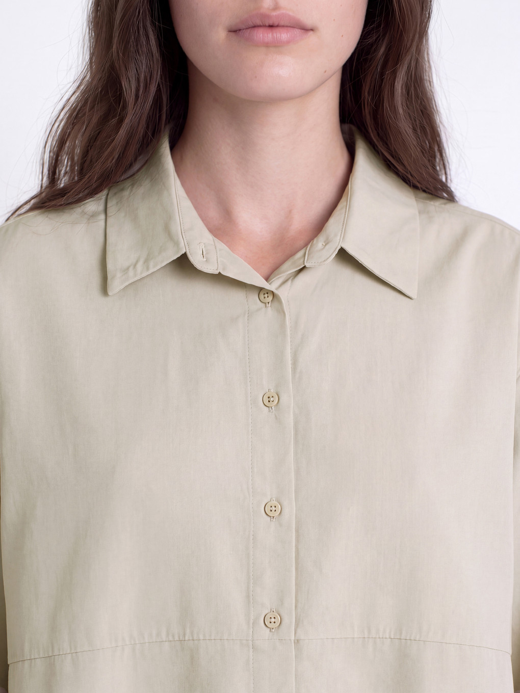 Suede Look Women's Shirt Tunic-2