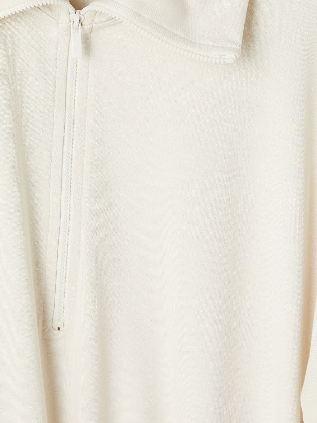 Mock Neck Oversize Women's Sweatshirt Tunic-5