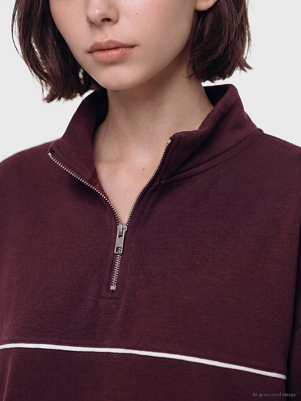 Soft Touch Oversize Women's Sweatshirt Tunic-2
