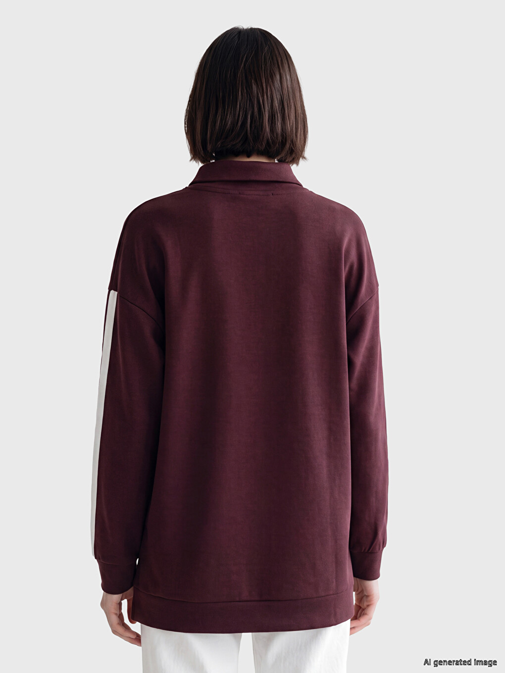 Soft Touch Oversize Women's Sweatshirt Tunic-3