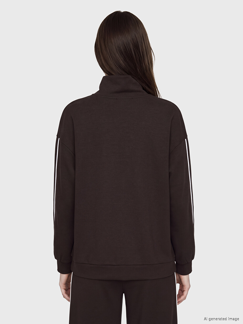 Soft Touch Oversize Women's Sweatshirt Tunic-4