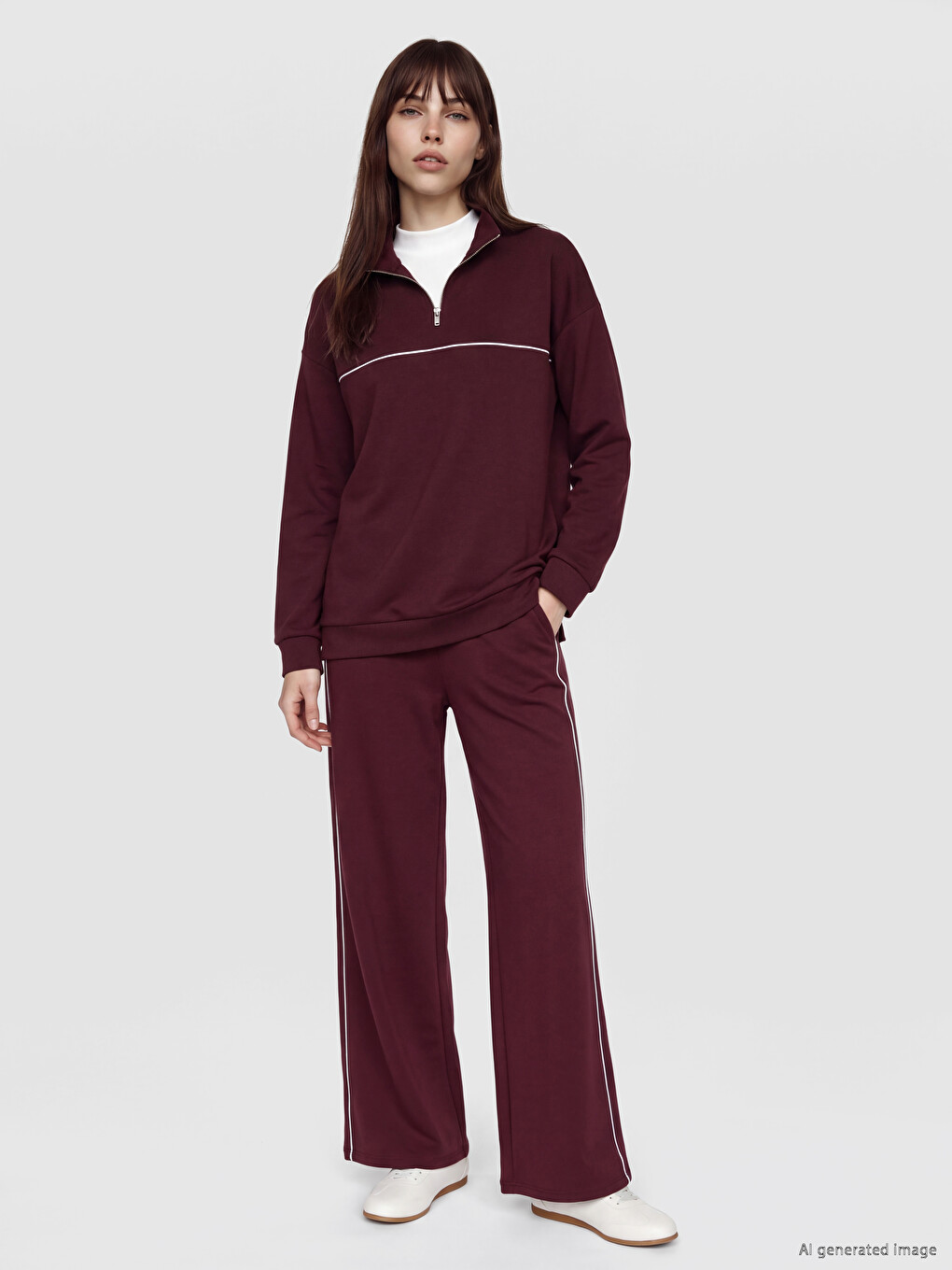 Soft Touch Oversize Women's Sweatshirt Tunic-1