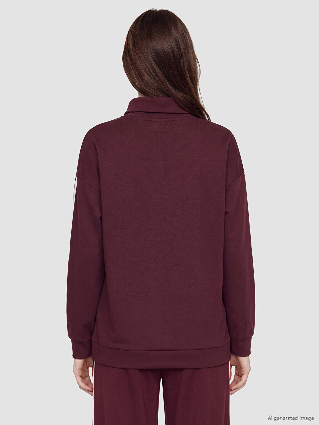 Soft Touch Oversize Women's Sweatshirt Tunic-4