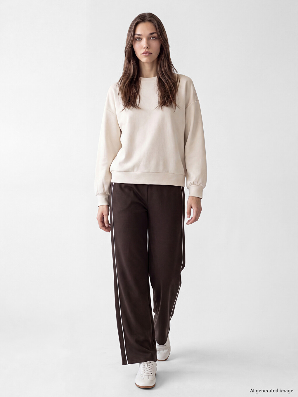 Striped Detail Soft Touch Women's Sweatpants