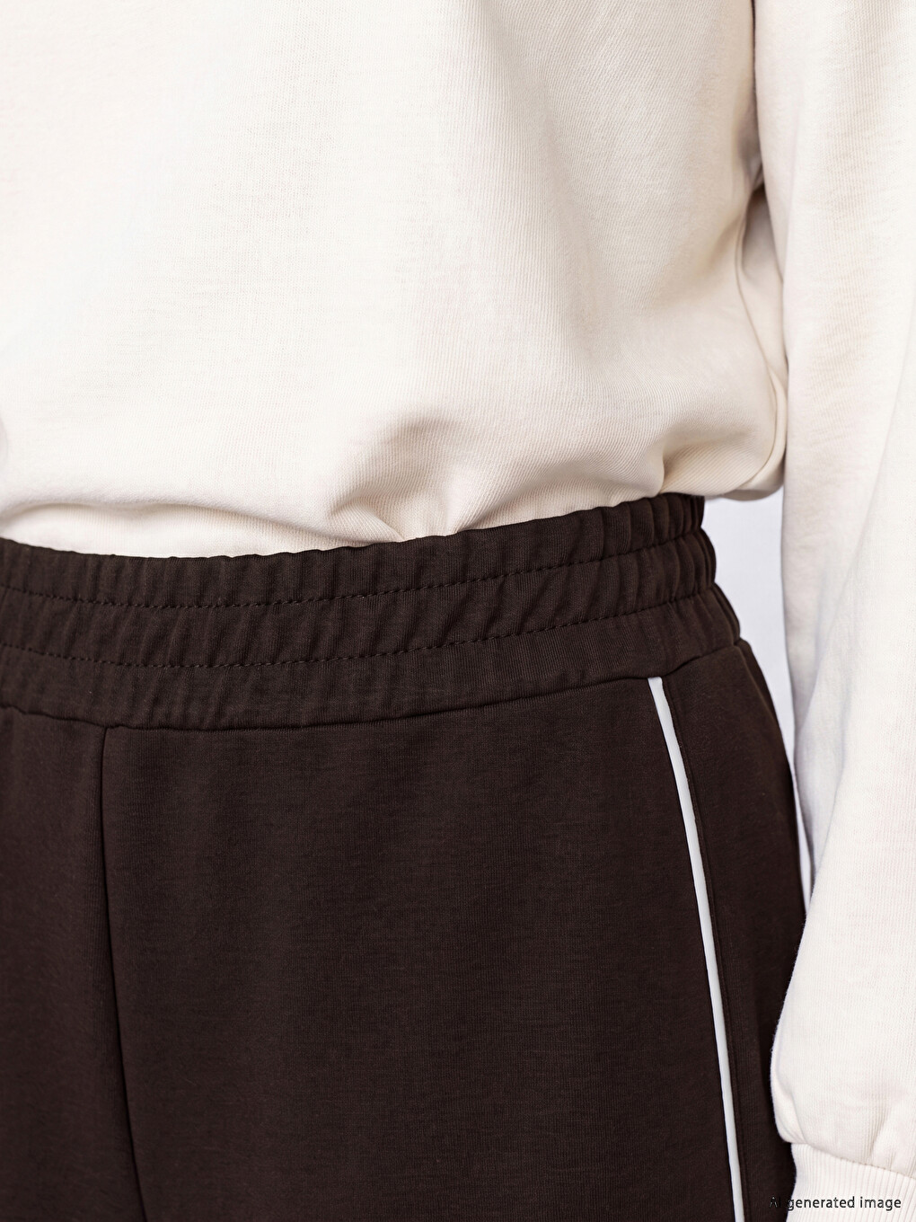 Striped Detail Soft Touch Women's Sweatpants-2