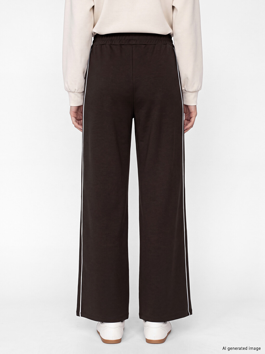 Striped Detail Soft Touch Women's Sweatpants-3