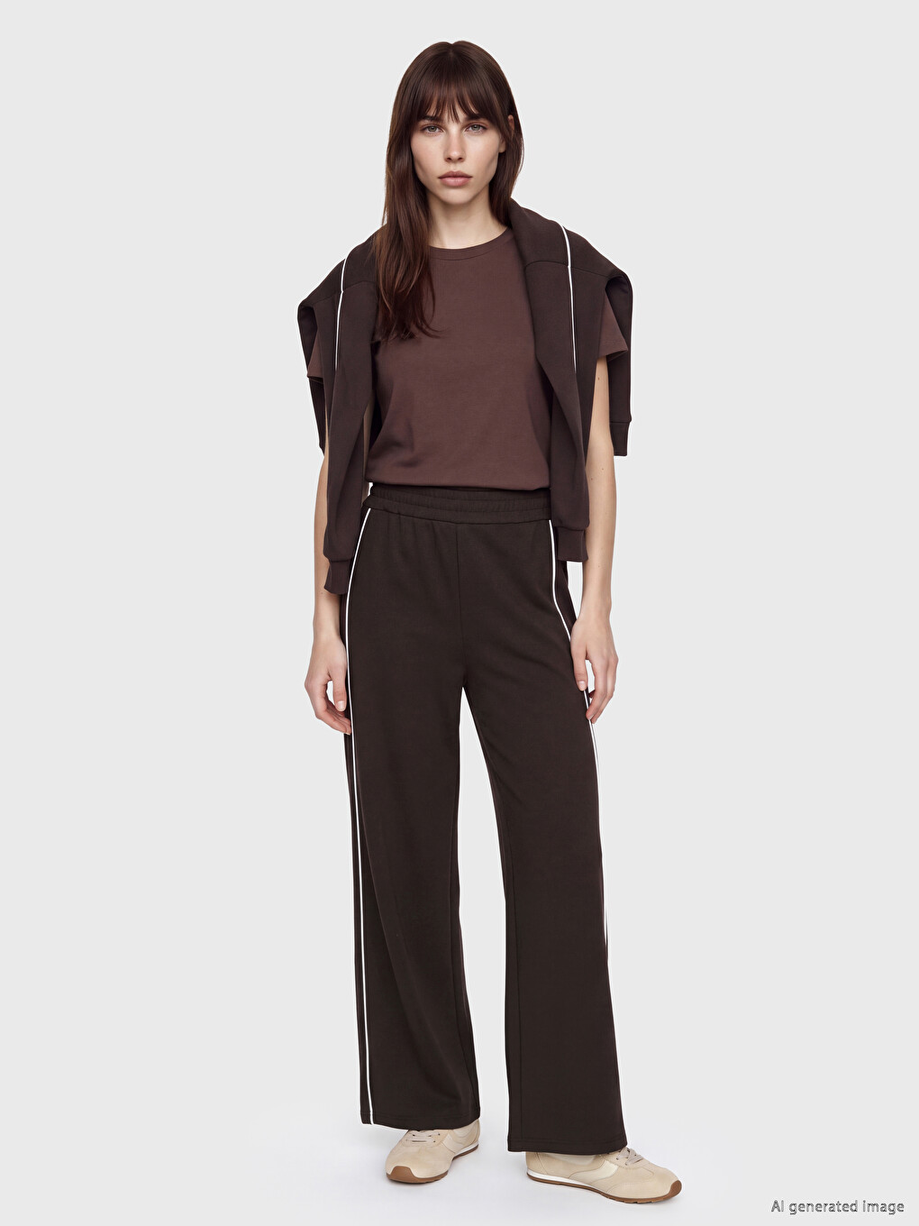 Striped Detail Soft Touch Women's Sweatpants