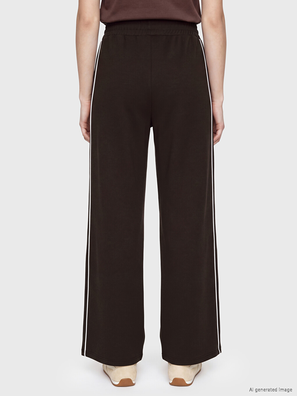 Striped Detail Soft Touch Women's Sweatpants-4