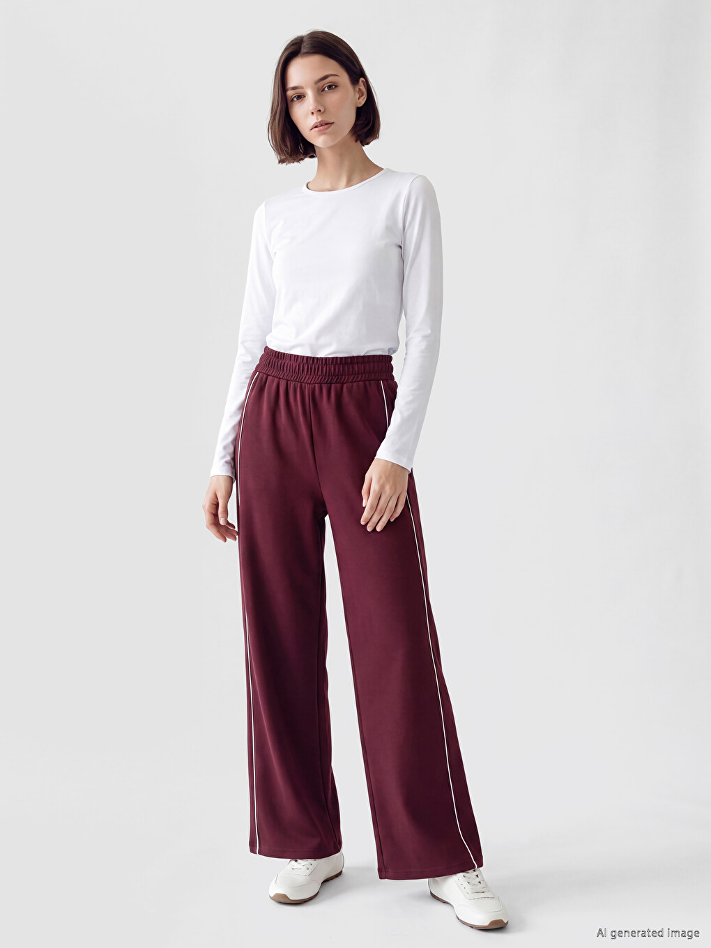 Stripe Detailed Soft Touch Women's Sweatpants