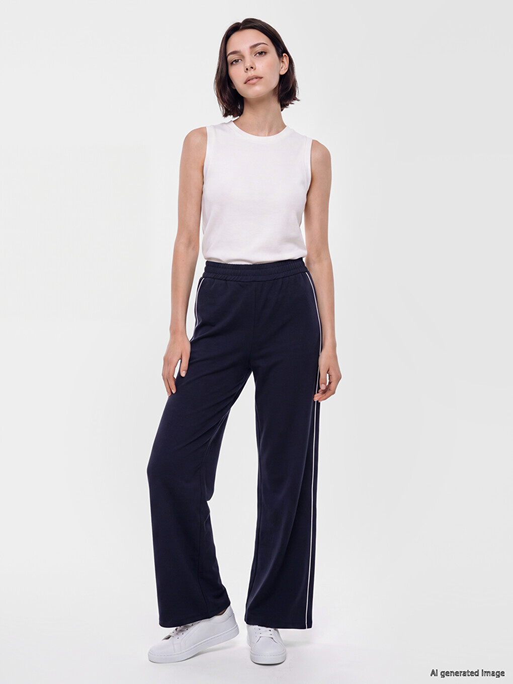 Striped Detail Soft Touch Women's Sweatpants
