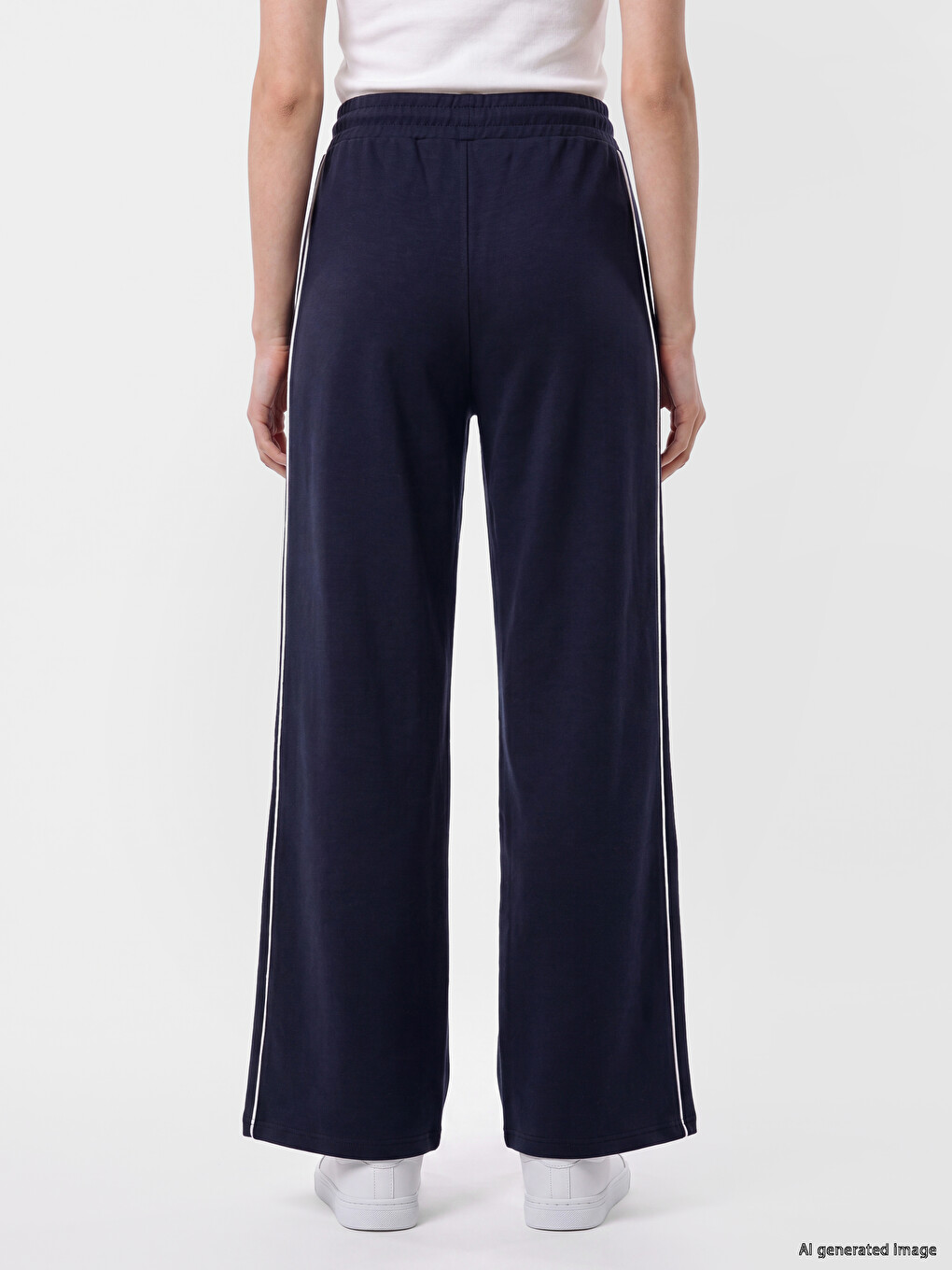 Striped Detail Soft Touch Women's Sweatpants-3