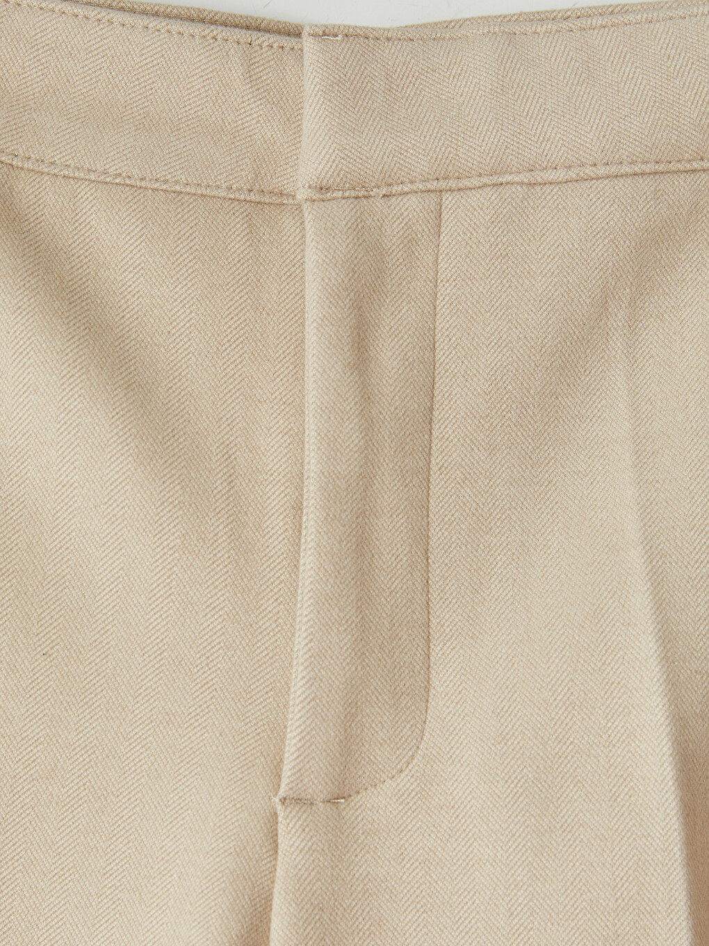 Bej Regular Fit Kadın Pantolon-5