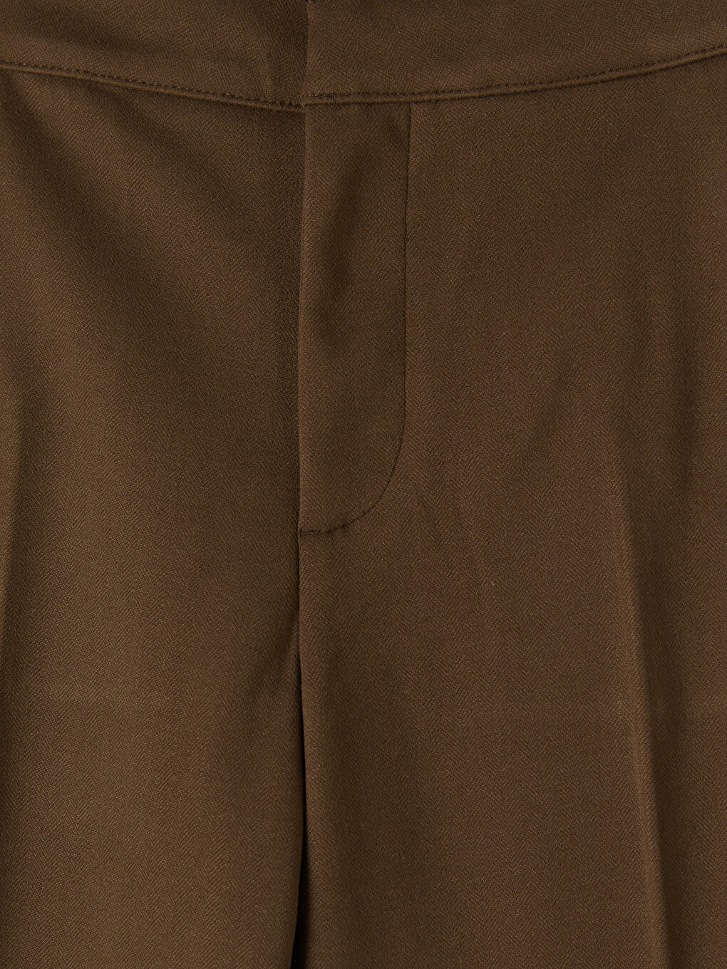 Kahverengi Regular Fit Kadın Pantolon-5