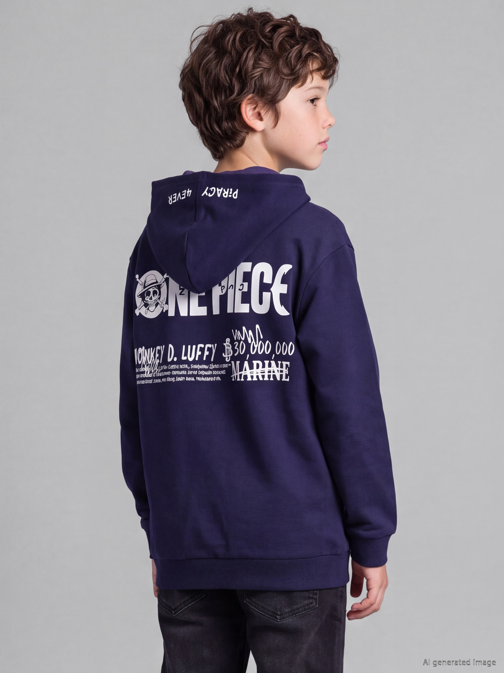 One Piece Printed Boys' Sweatshirt-1