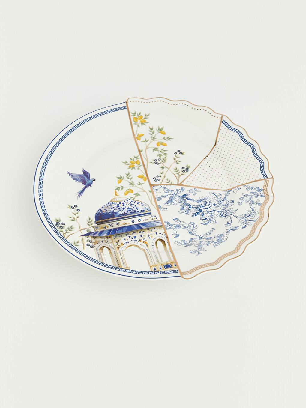 Karışık Ayaklı Porselen Sunumluk 28 Cm-5