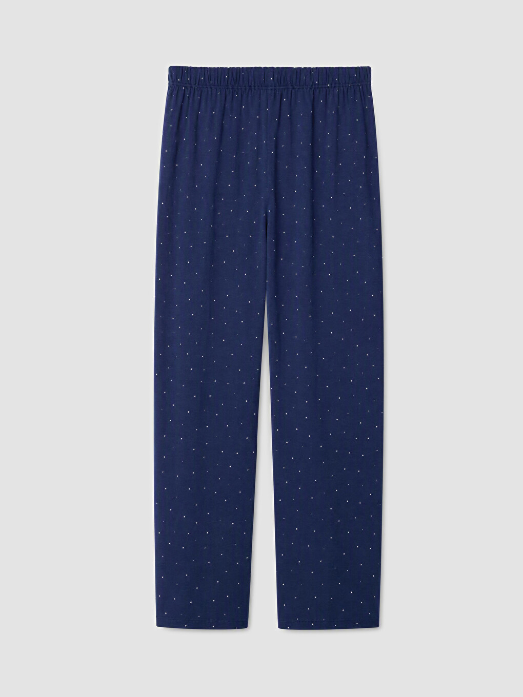 Lacivert Bisiklet Yaka Kadın Pijama Takımı-2
