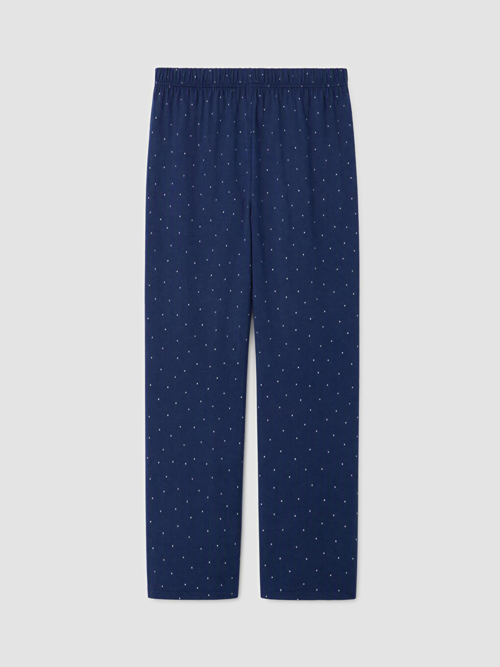 Lacivert Bisiklet Yaka Kadın Pijama Takımı-4