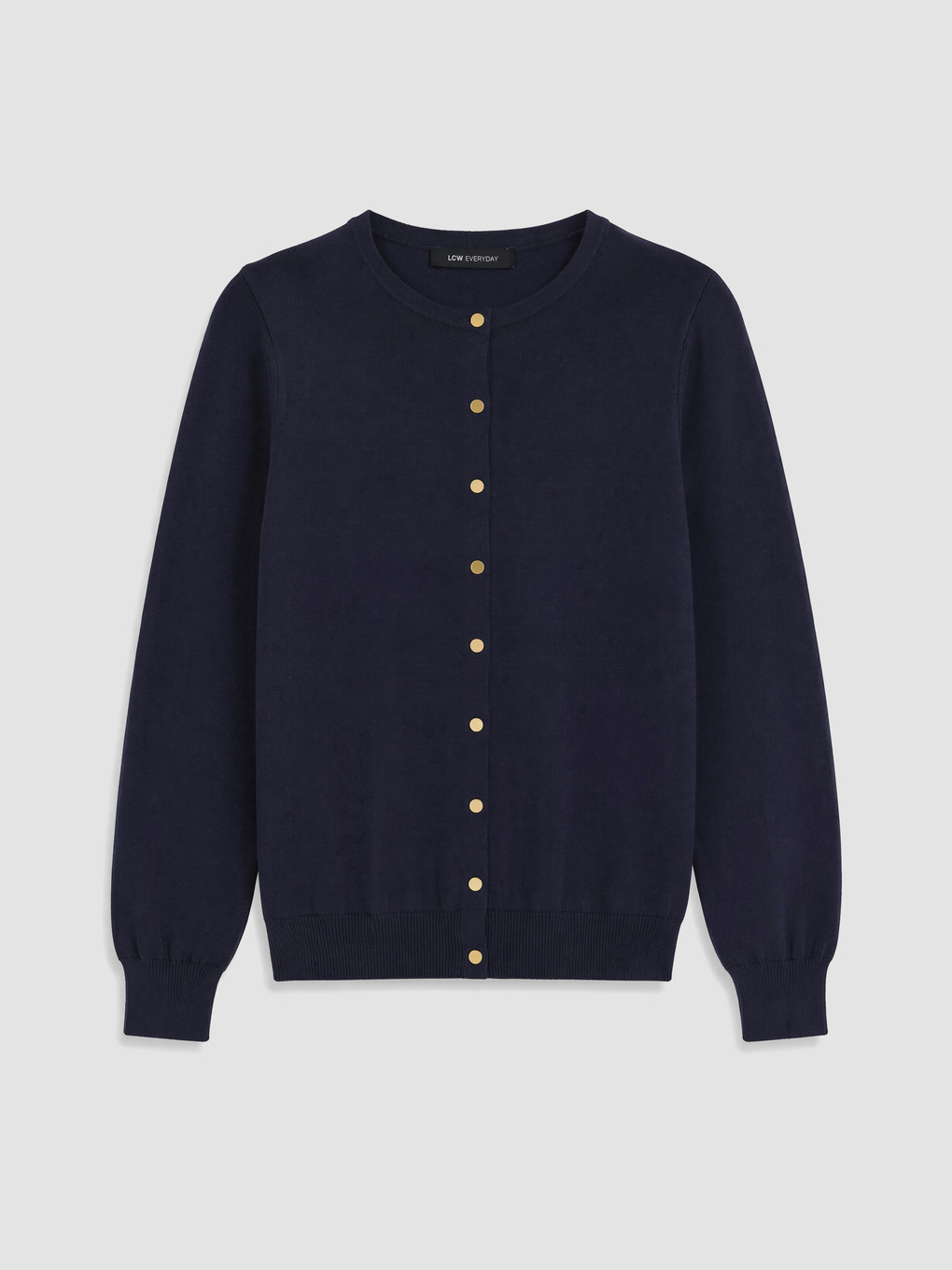 Crew Neck Women's Knitwear Cardigan-4