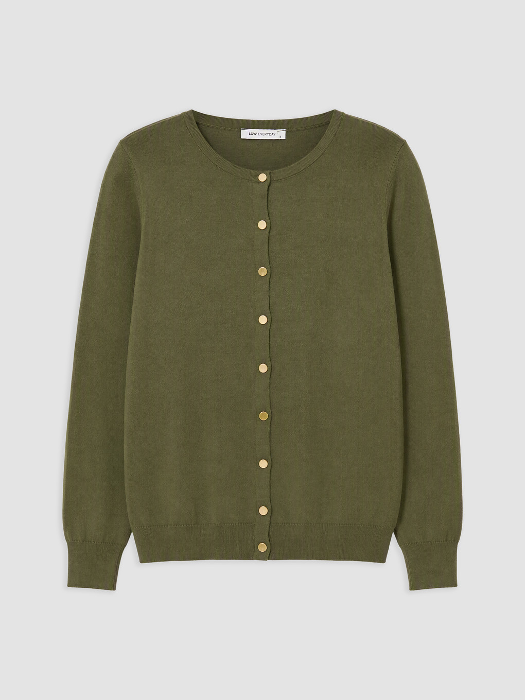 Crew Neck Women's Knitwear Cardigan-4