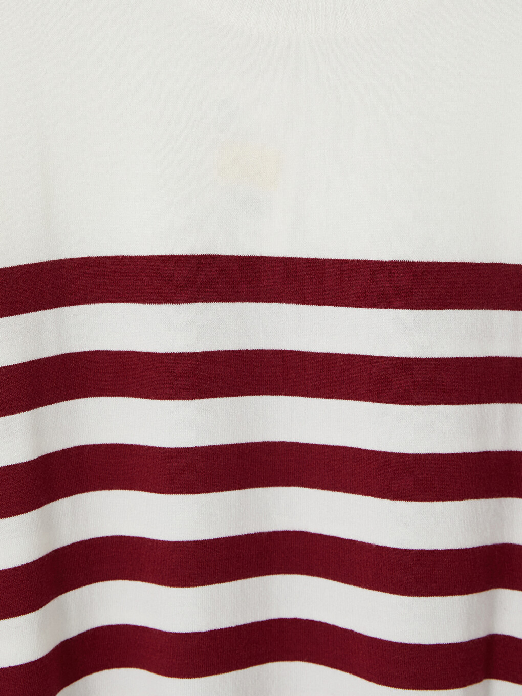 Crew Neck Striped Women's Sweater-5