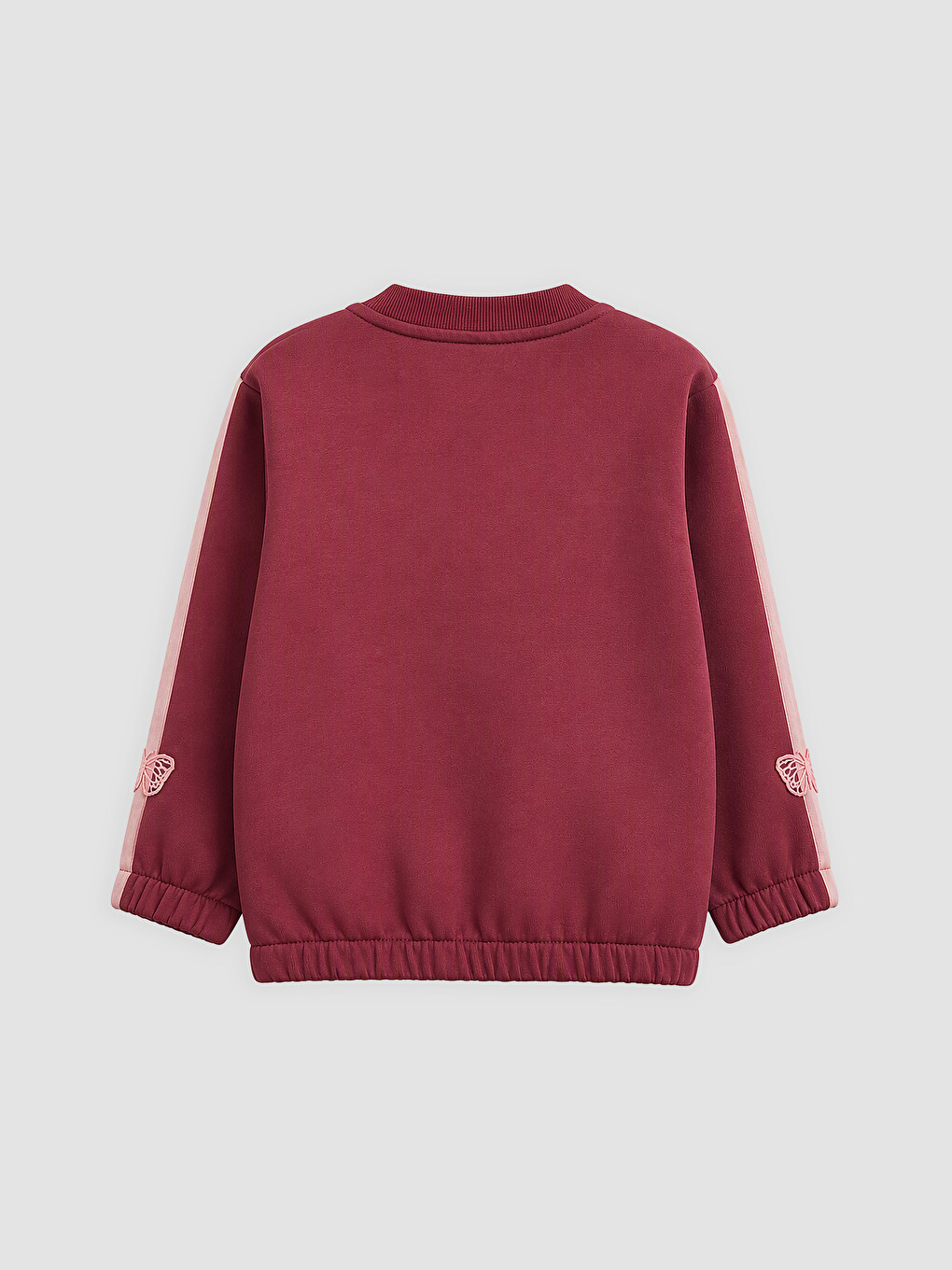Girl Bordeaux Zip-up Sweatshirt-1