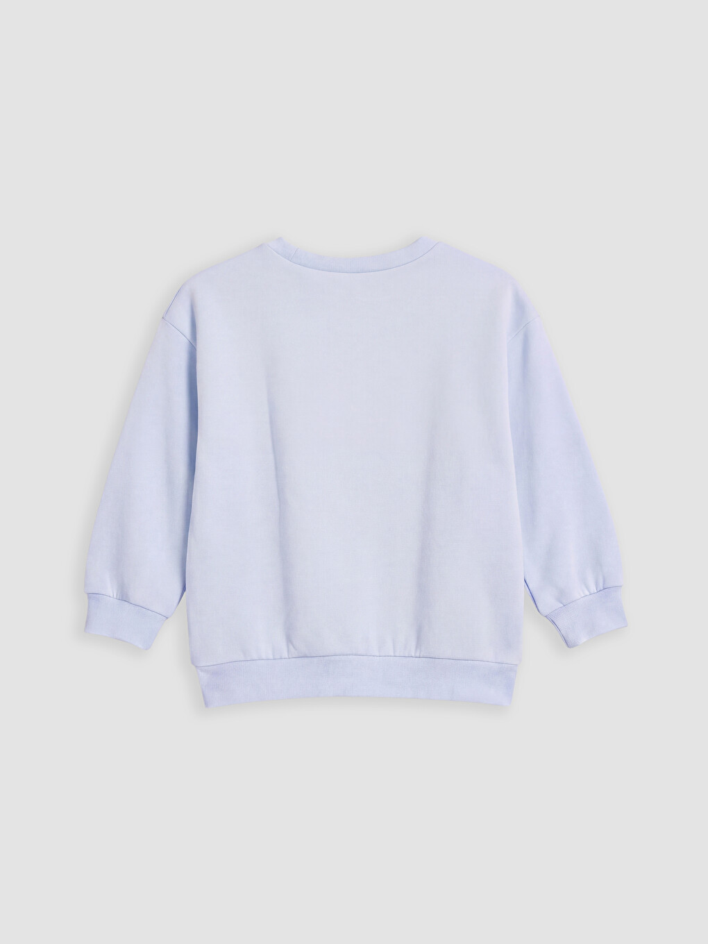 Crew Neck Lilo & Stitch Printed Girls' Sweatshirt-2