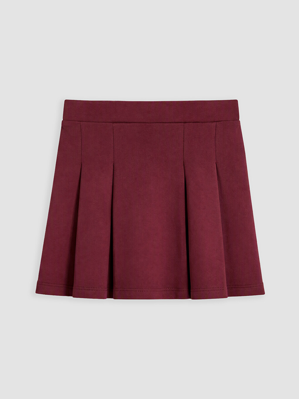 Bordo Polo Yaka Nakışlı Kız Çocuk Takım-4