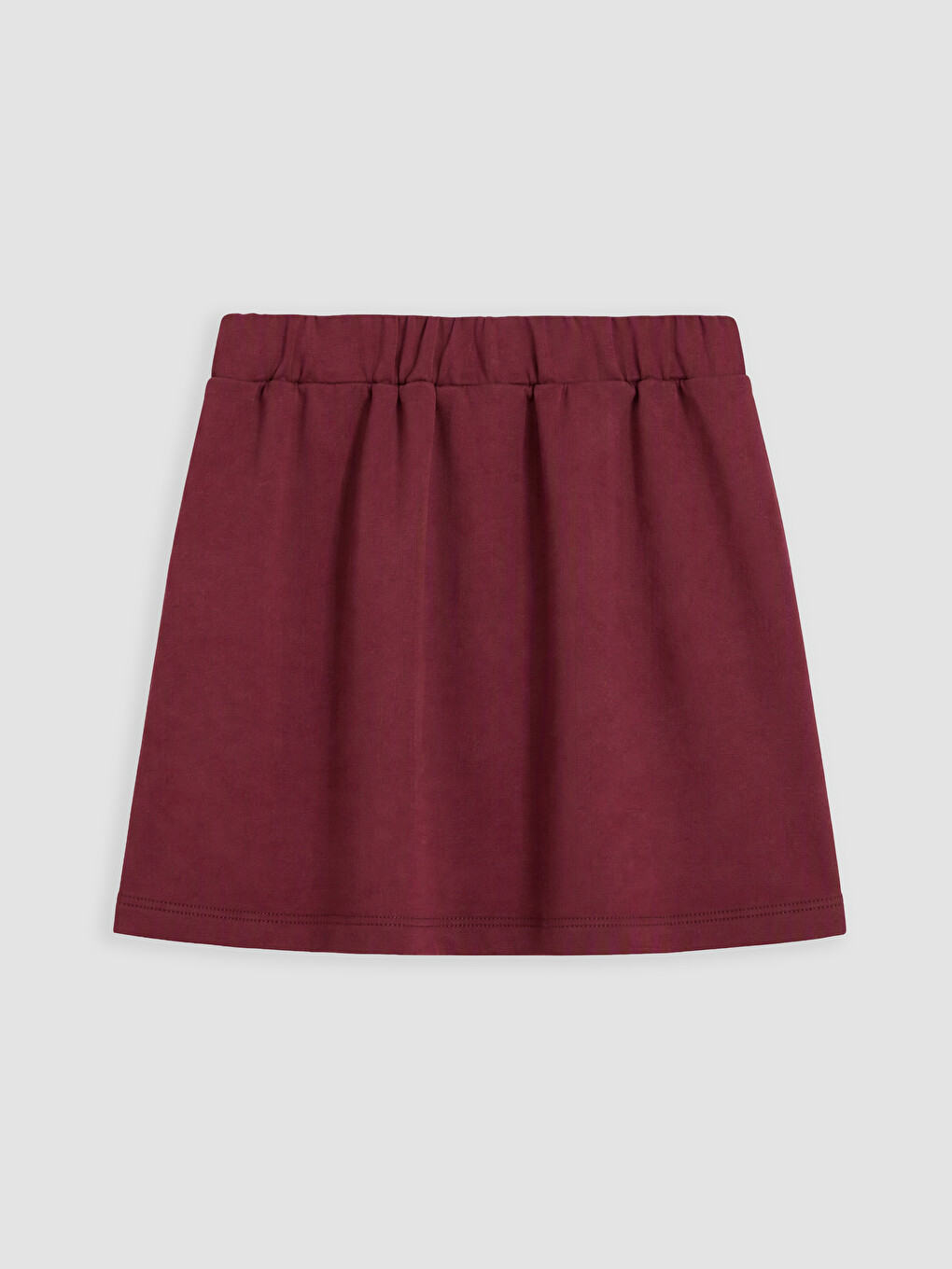 Bordo Polo Yaka Nakışlı Kız Çocuk Takım-6