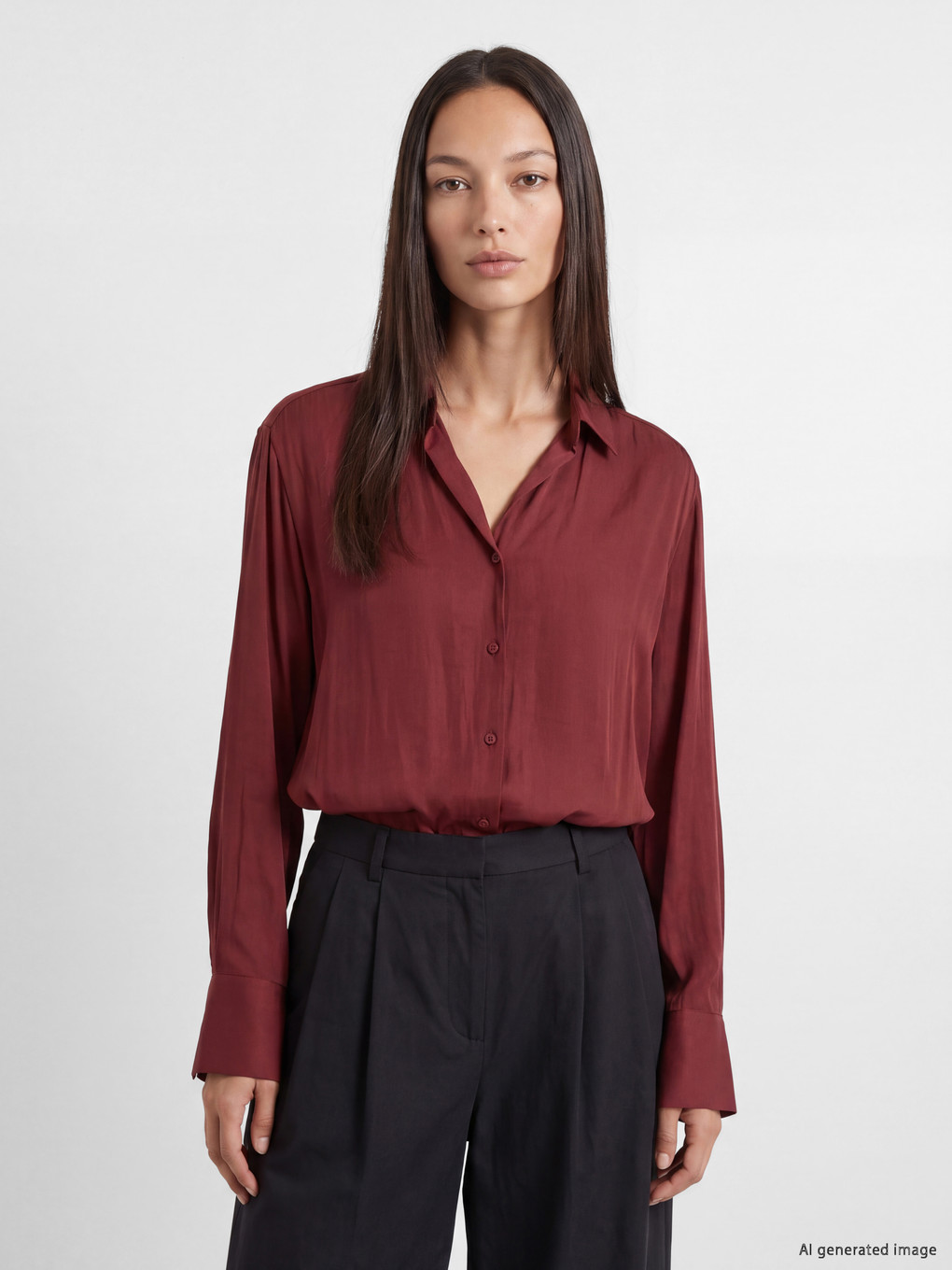 Satin Women's Shirt