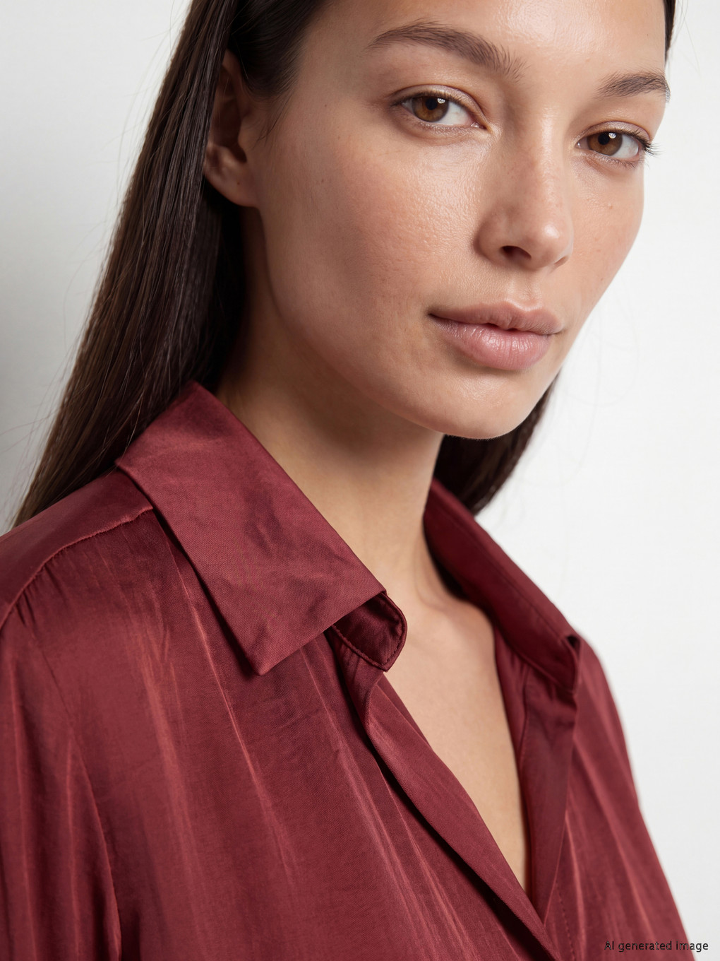 Satin Women's Shirt-2
