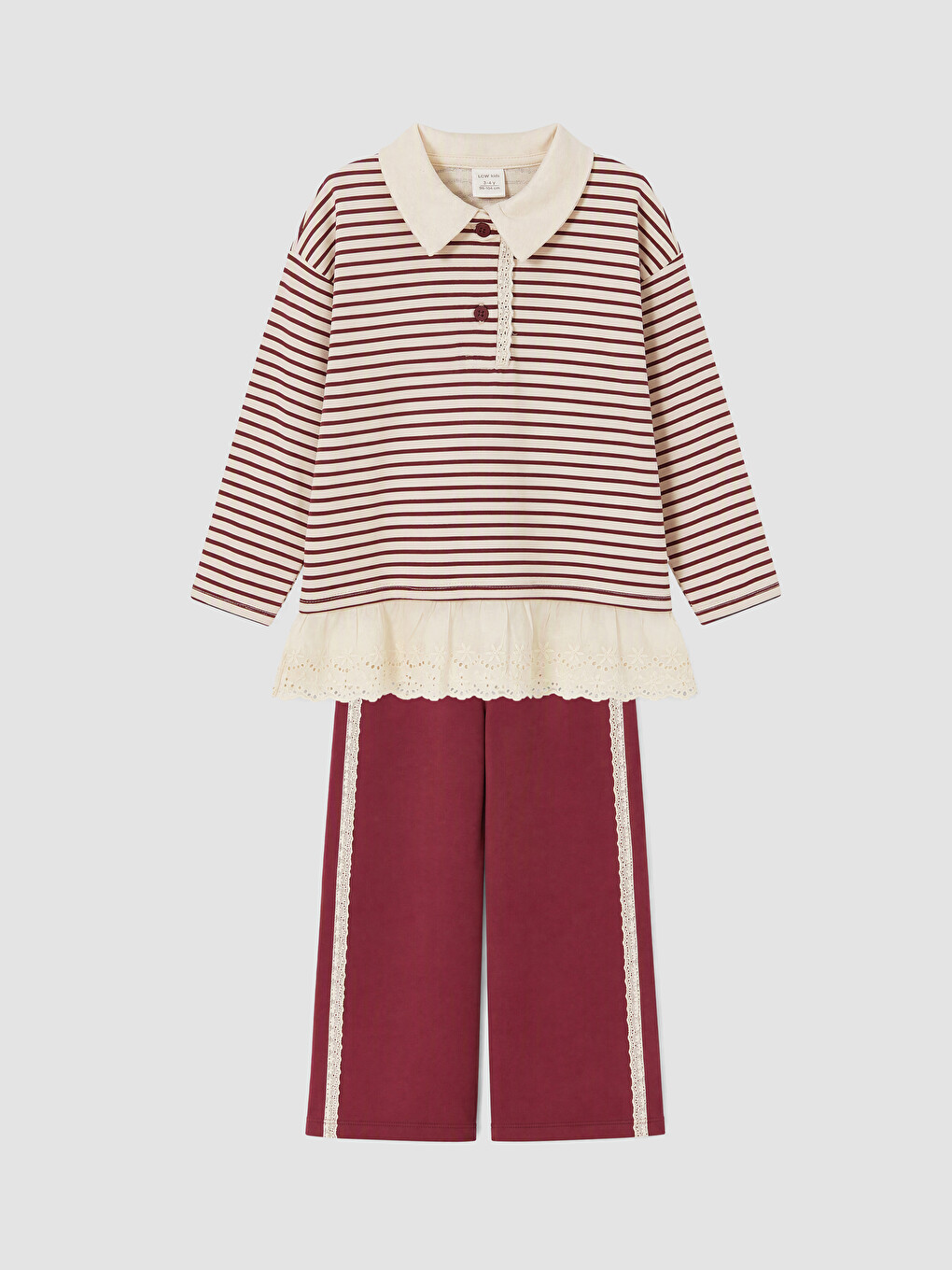 Girl Bordeaux Set