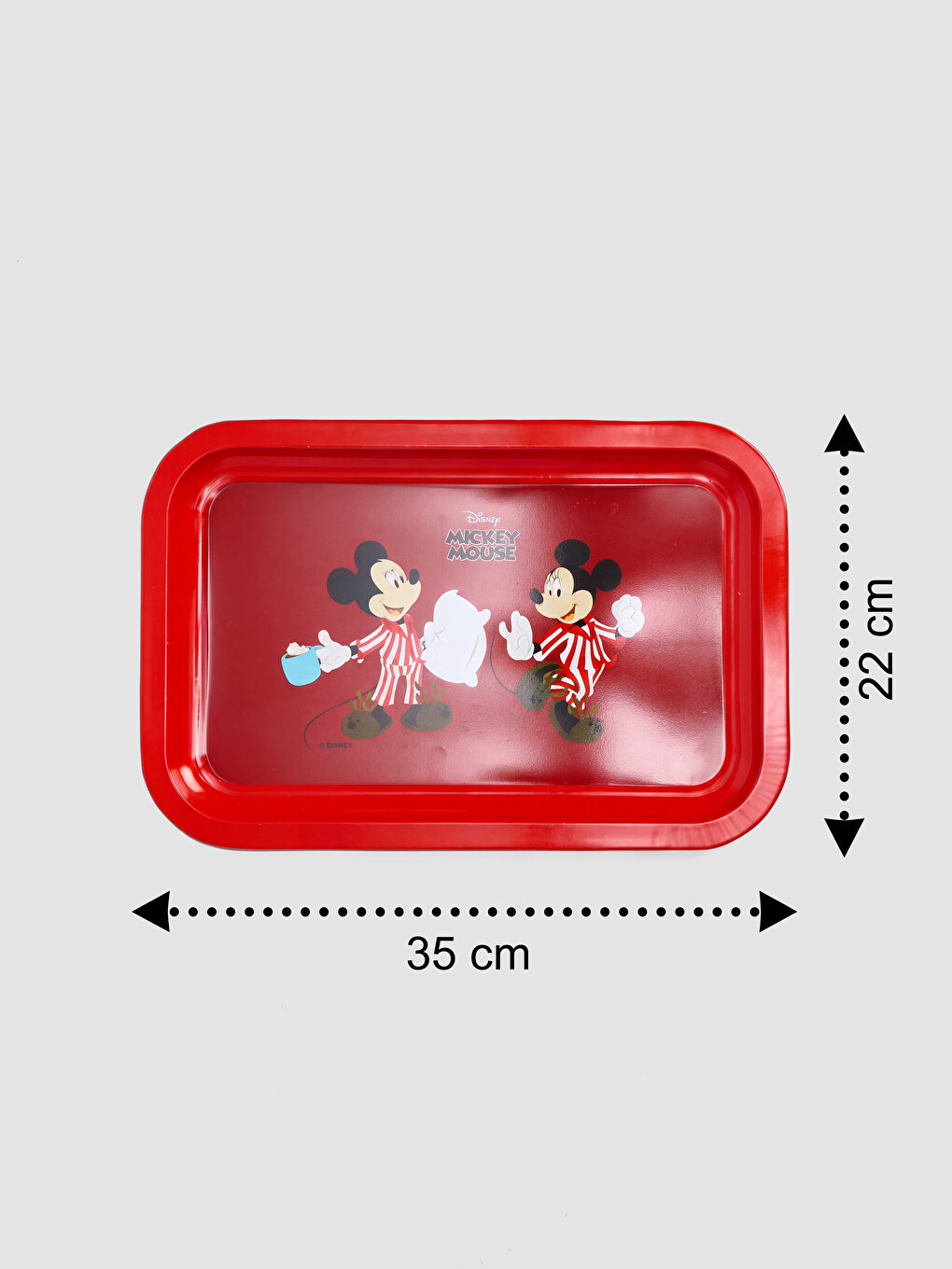 Karışık Mickey Mouse Baskılı Metal Tepsi-1