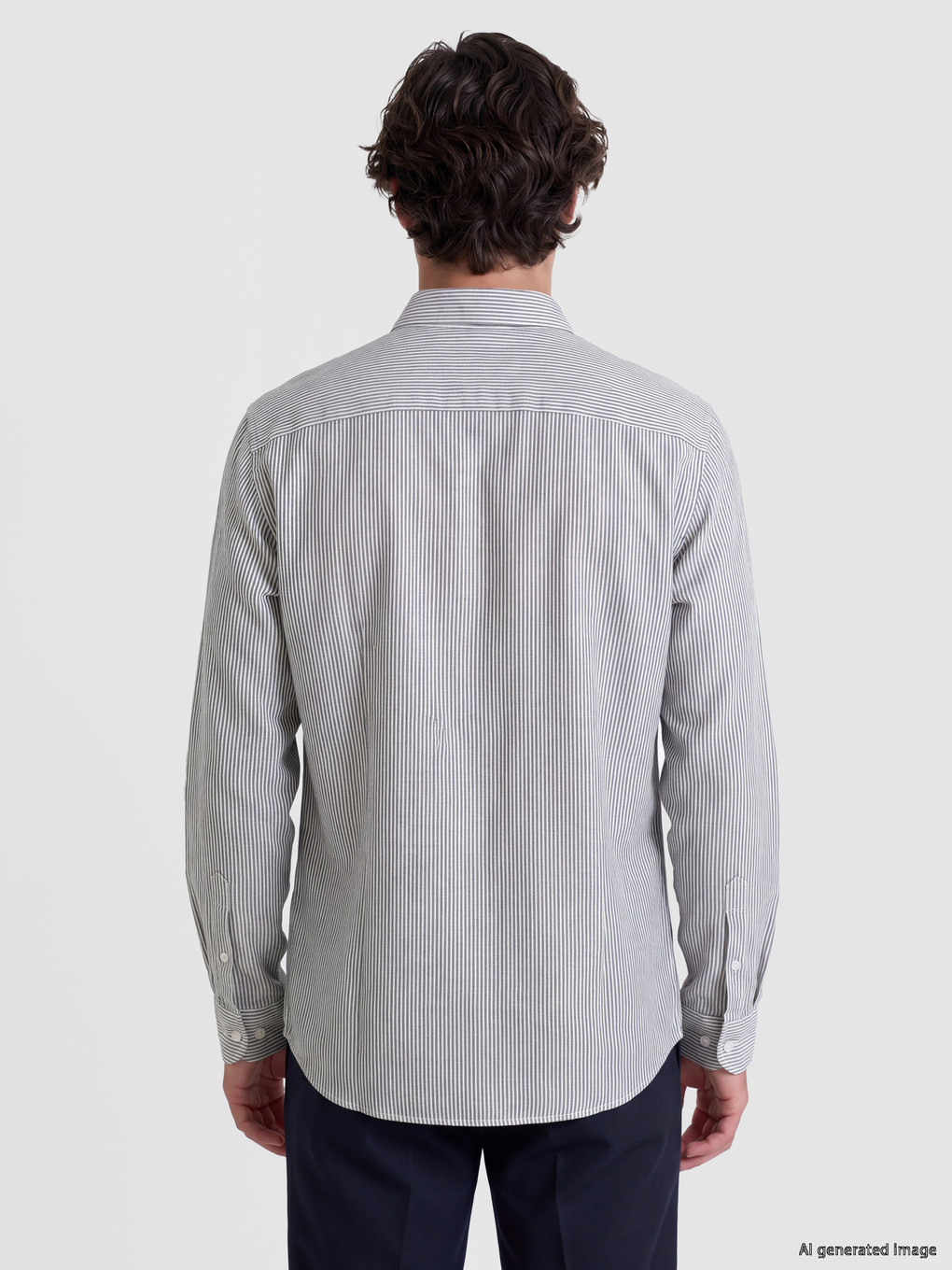 Standard Fit Dobby Men's Shirt-3