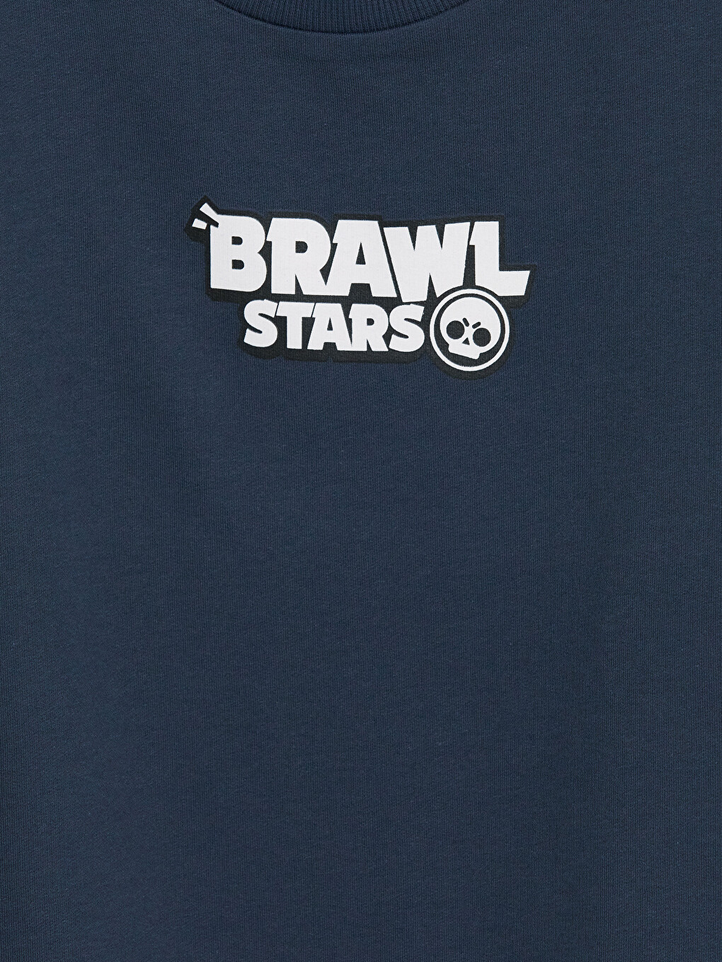 Lacivert Brawl Stars Baskılı Erkek Çocuk Sweatshirt-1