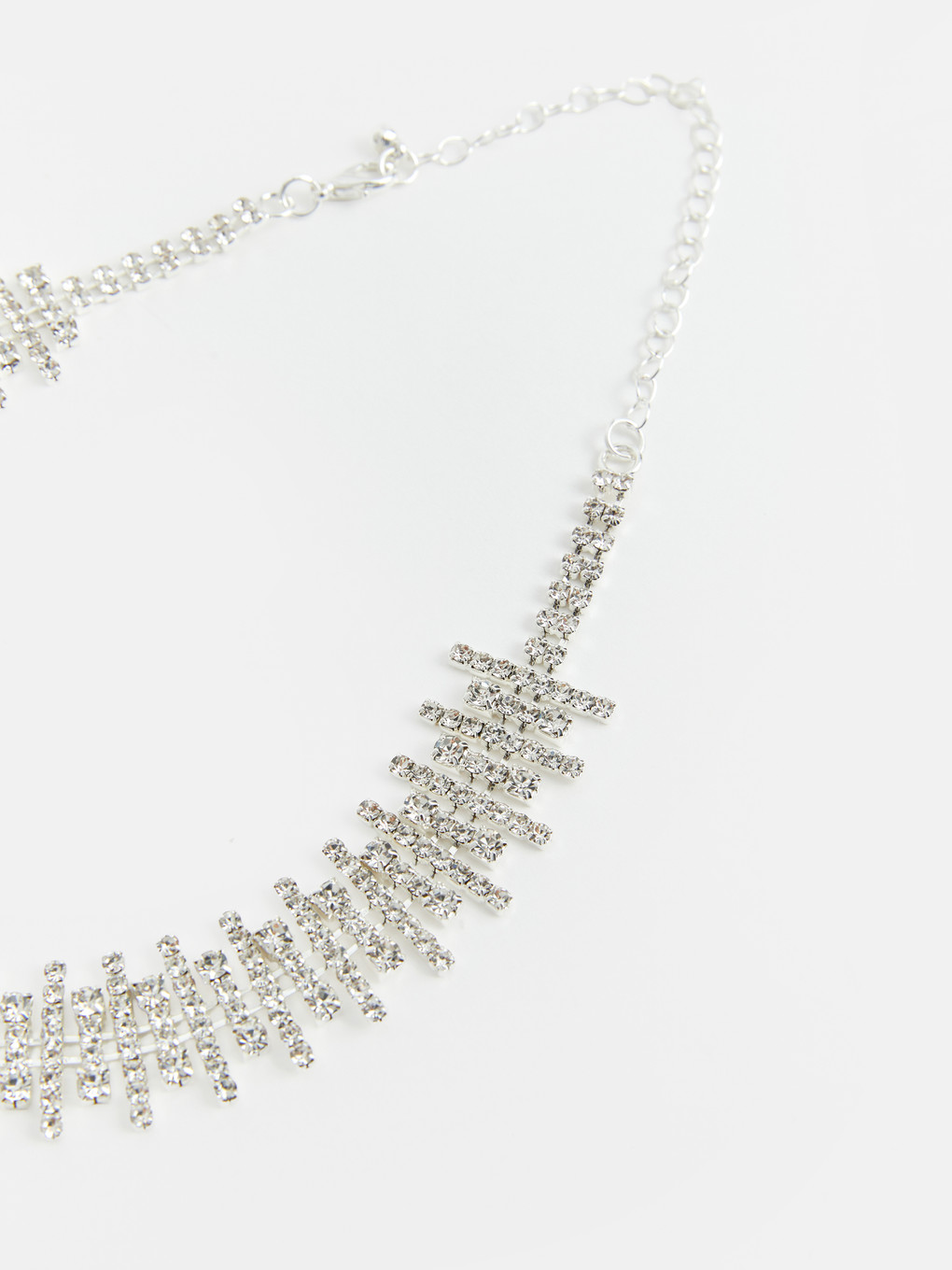 Rhinestone Embellished Women Necklace-2
