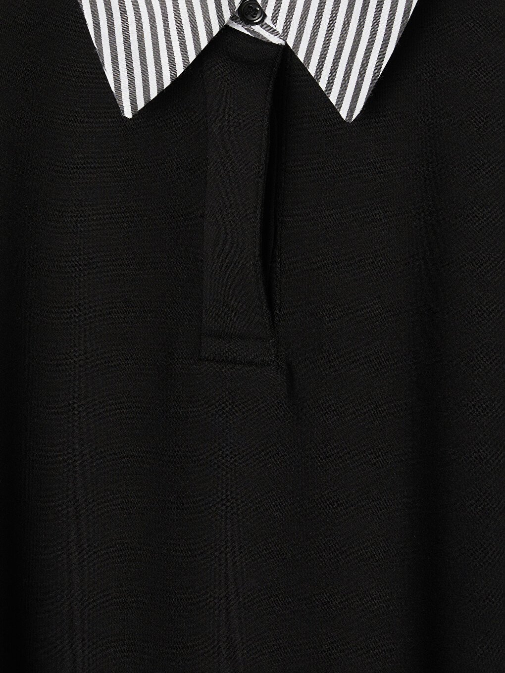 Collared Neck Women's Sweatshirt-5