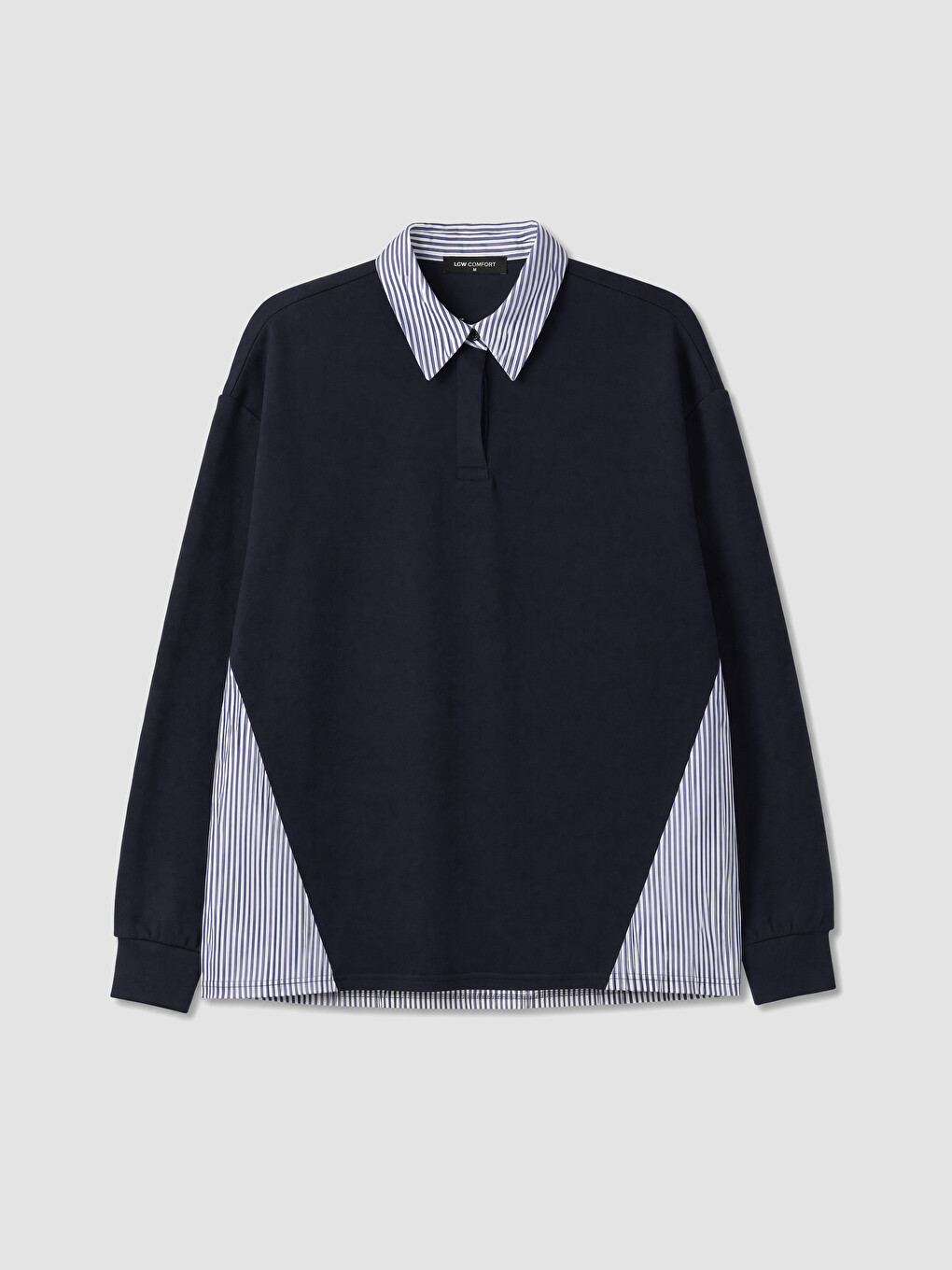 Collared Neck Women's Sweatshirt-4