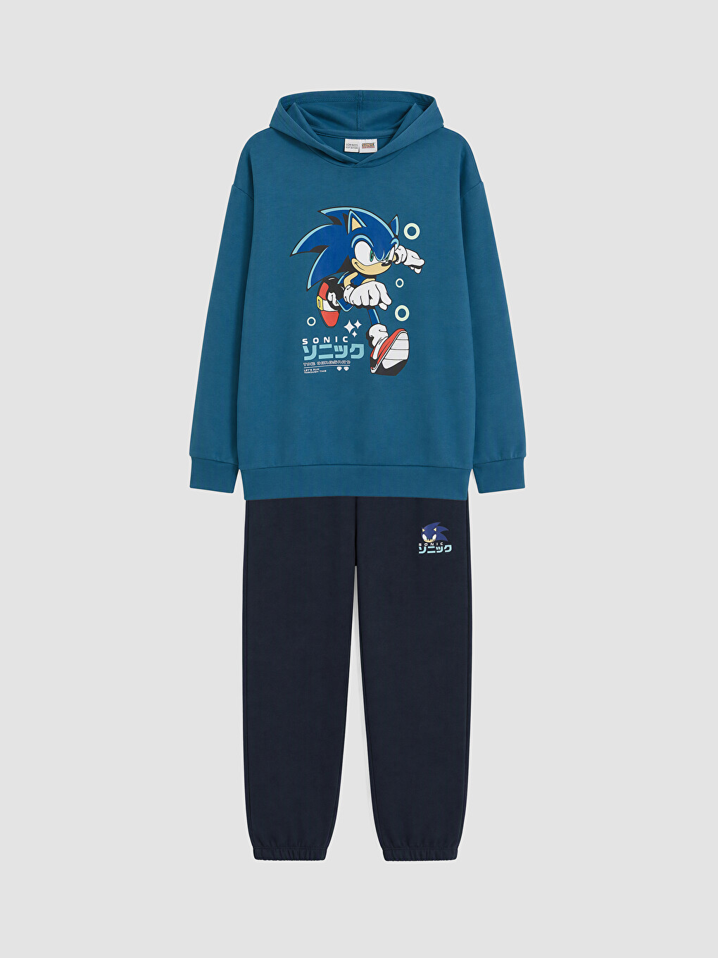 Sonic Printed Boys' Soft Touch Tracksuit Set