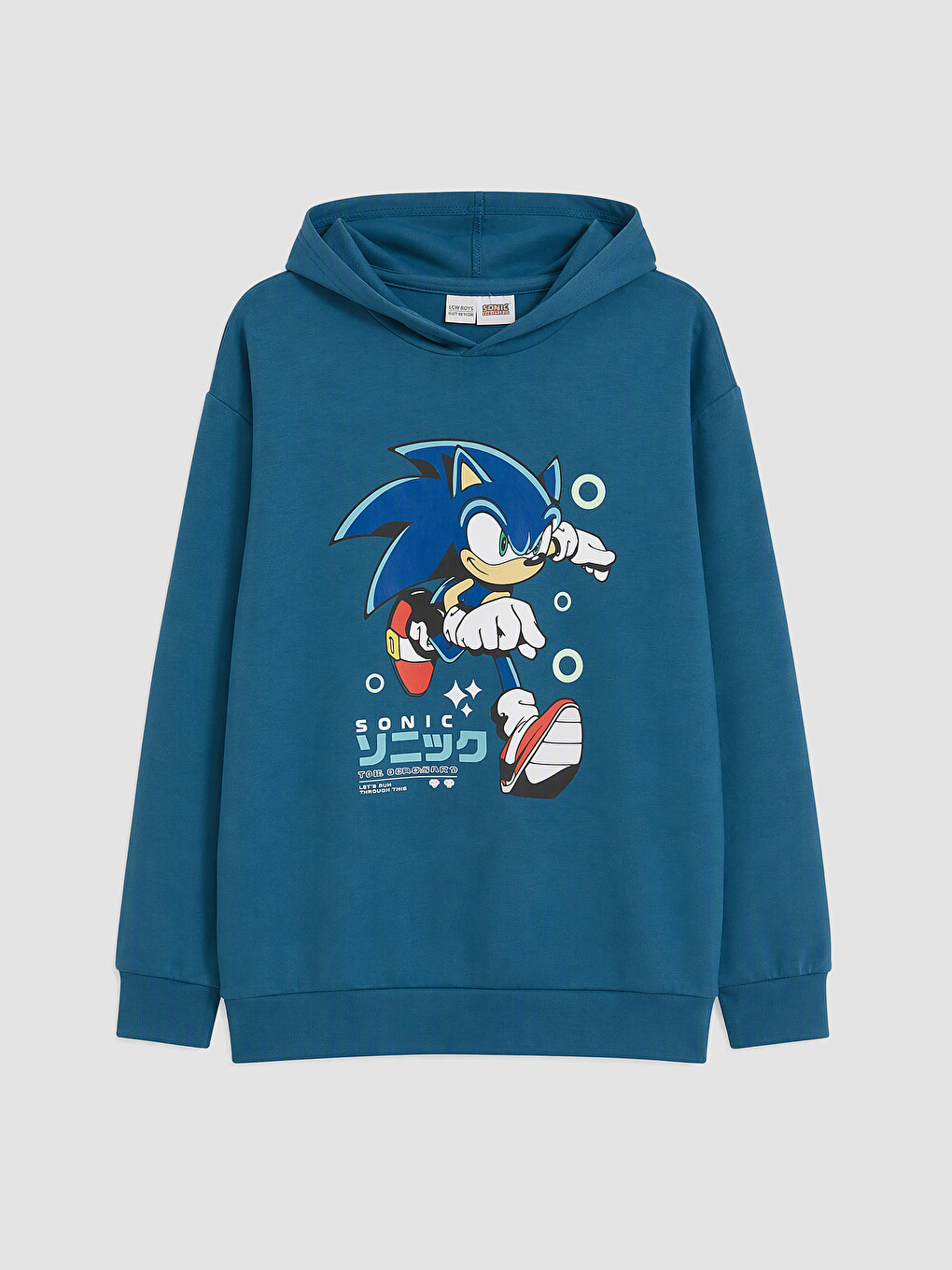 Sonic Printed Boys' Soft Touch Tracksuit Set-1