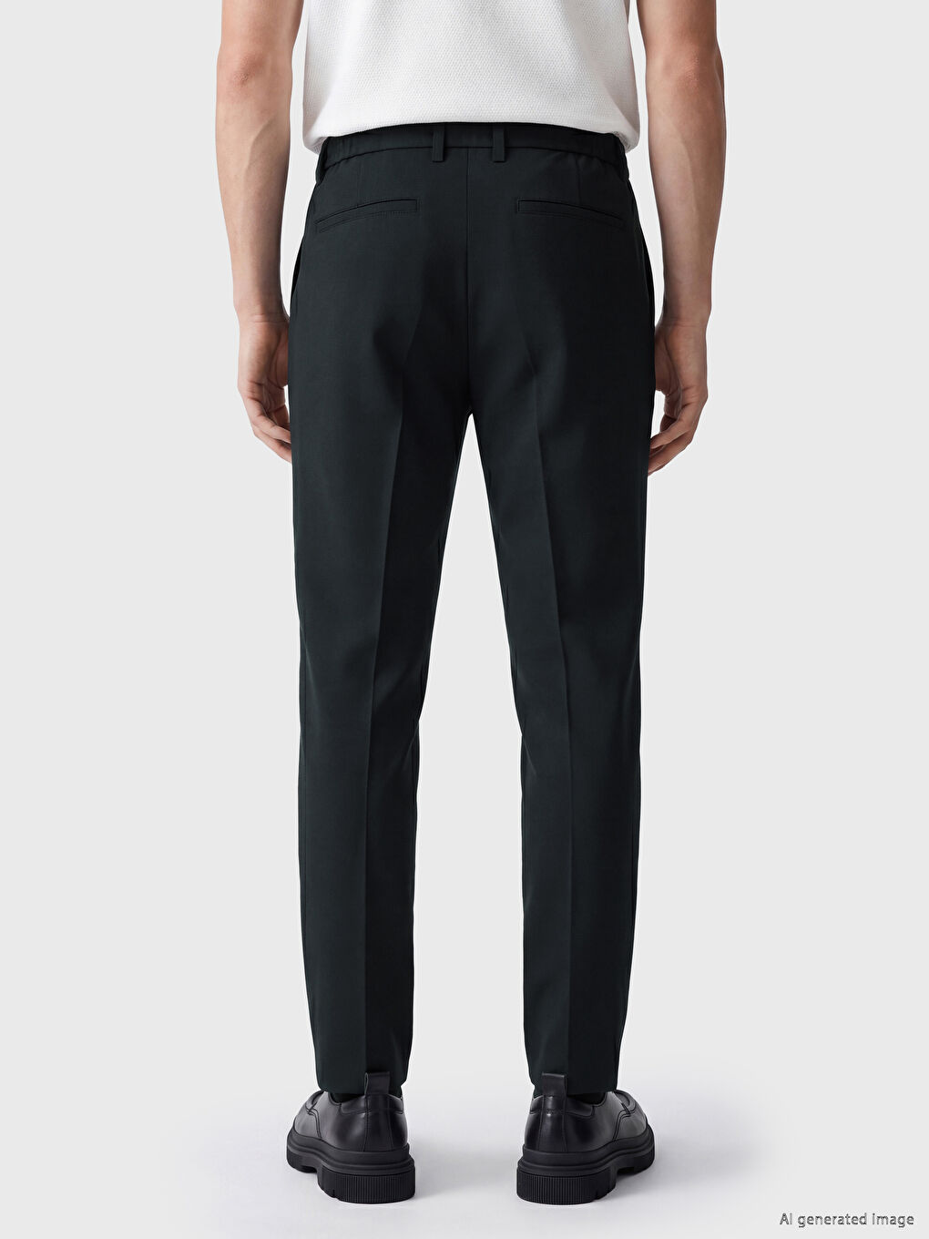 Lacivert Standart Kalıp Erkek Pantolon-2