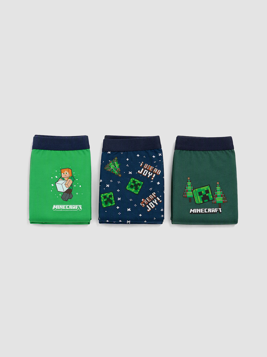 3-pack Minecraft Boys' Boxer Briefs