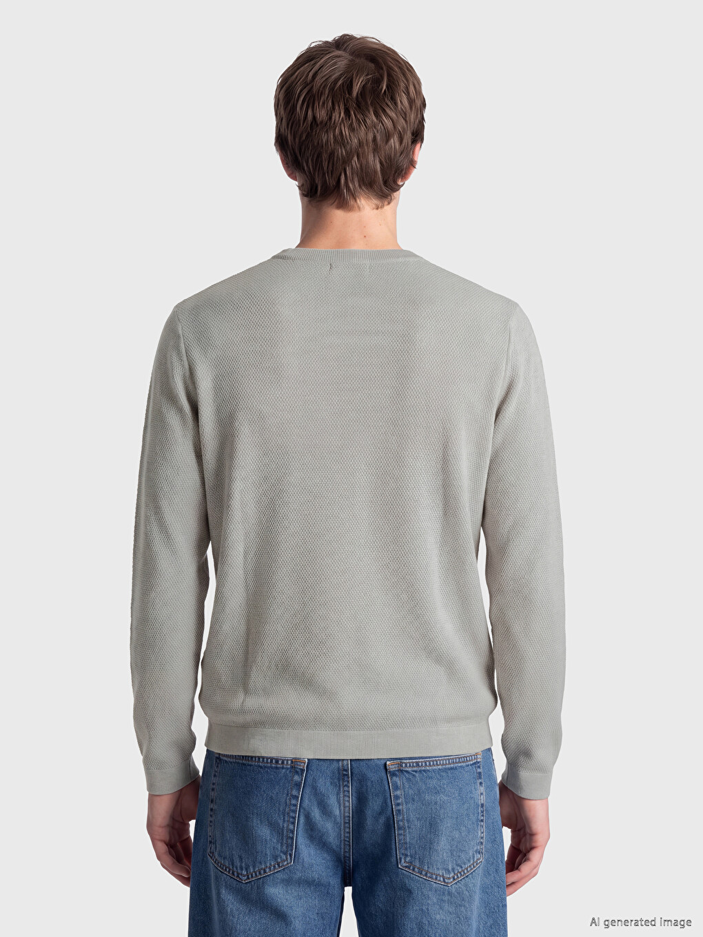 Crew Neck Men's Knitwear Sweater-3
