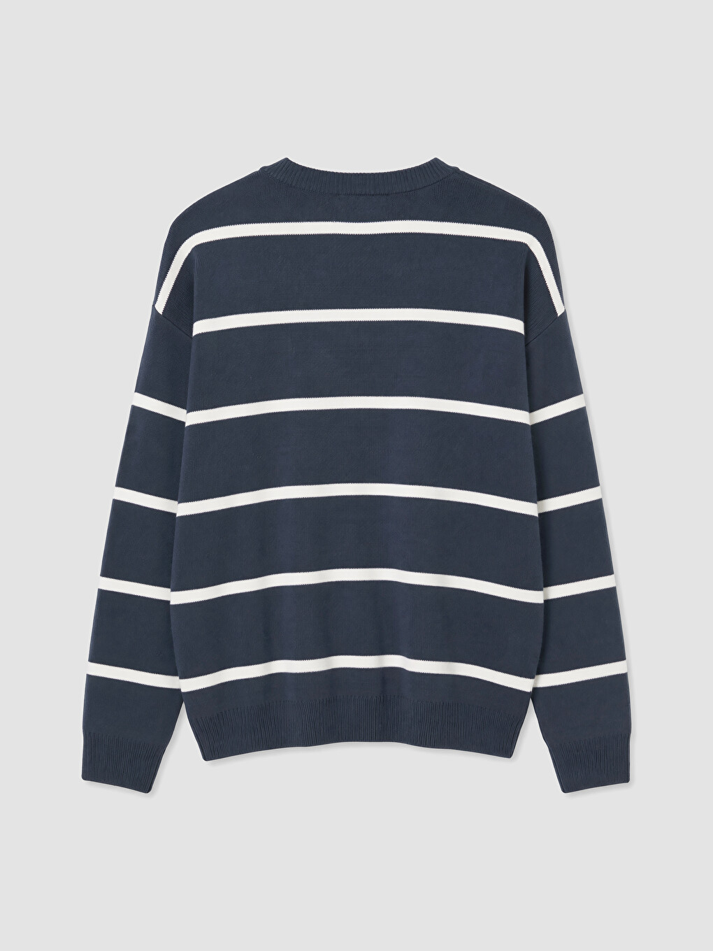 Crew Neck Striped Men's Knitwear Sweater-6