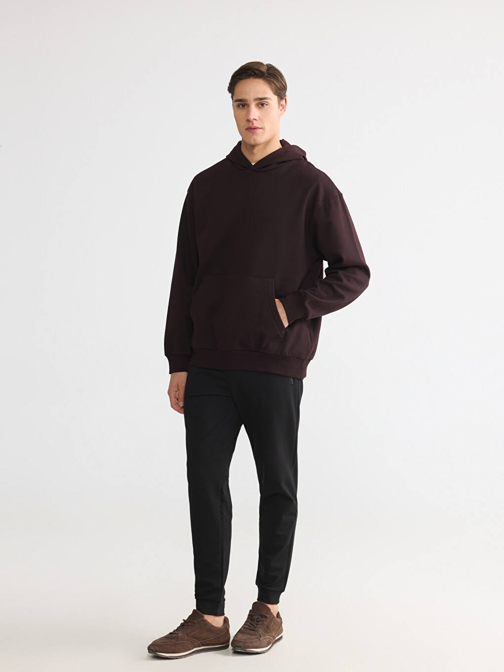 Siyah Regular Fit Erkek Jogger Eşofman Altı