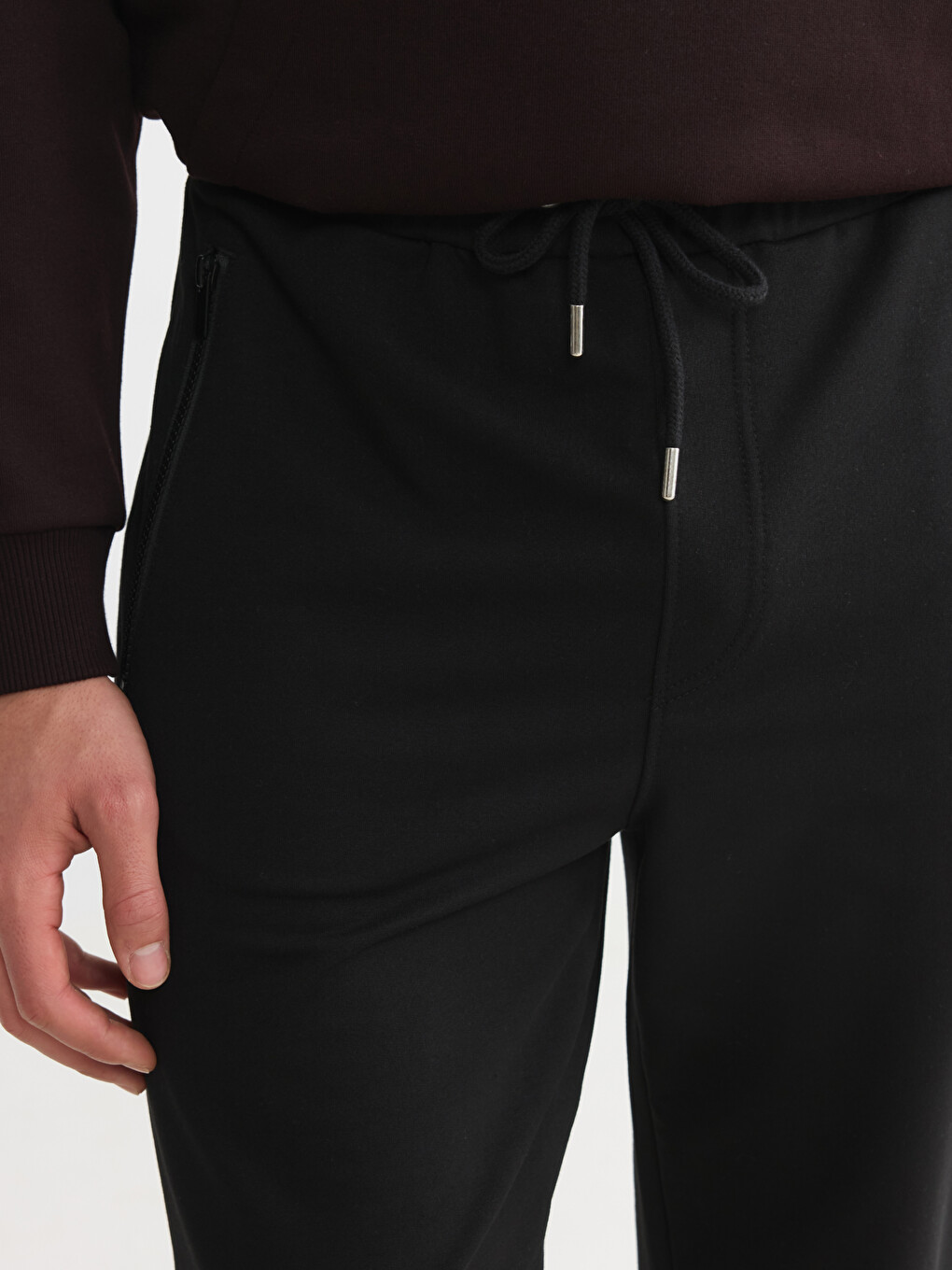 Siyah Regular Fit Erkek Jogger Eşofman Altı-2