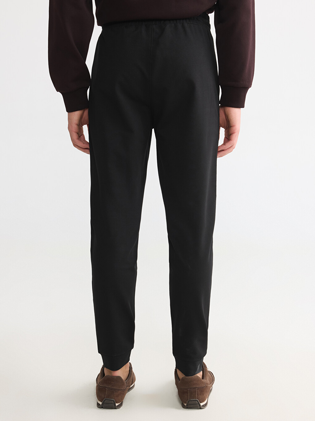 Siyah Regular Fit Erkek Jogger Eşofman Altı-3